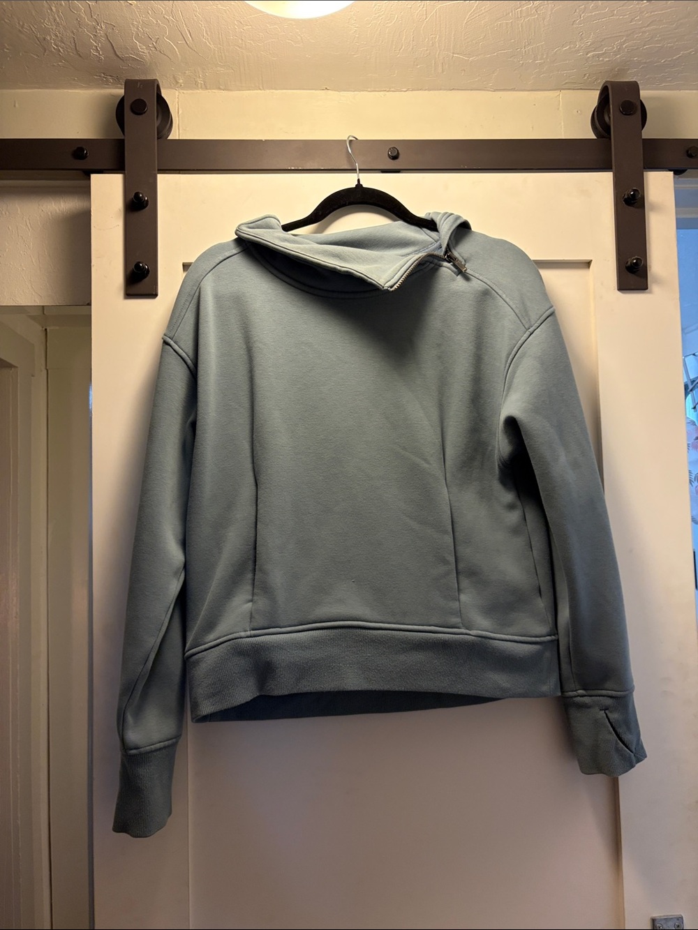 all in motion Men's Zip-Up Hoodie in Light Blue